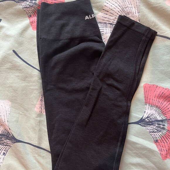 Alphalete Amplify Leggings Black Marl Small EUC - Picture 4 of 5